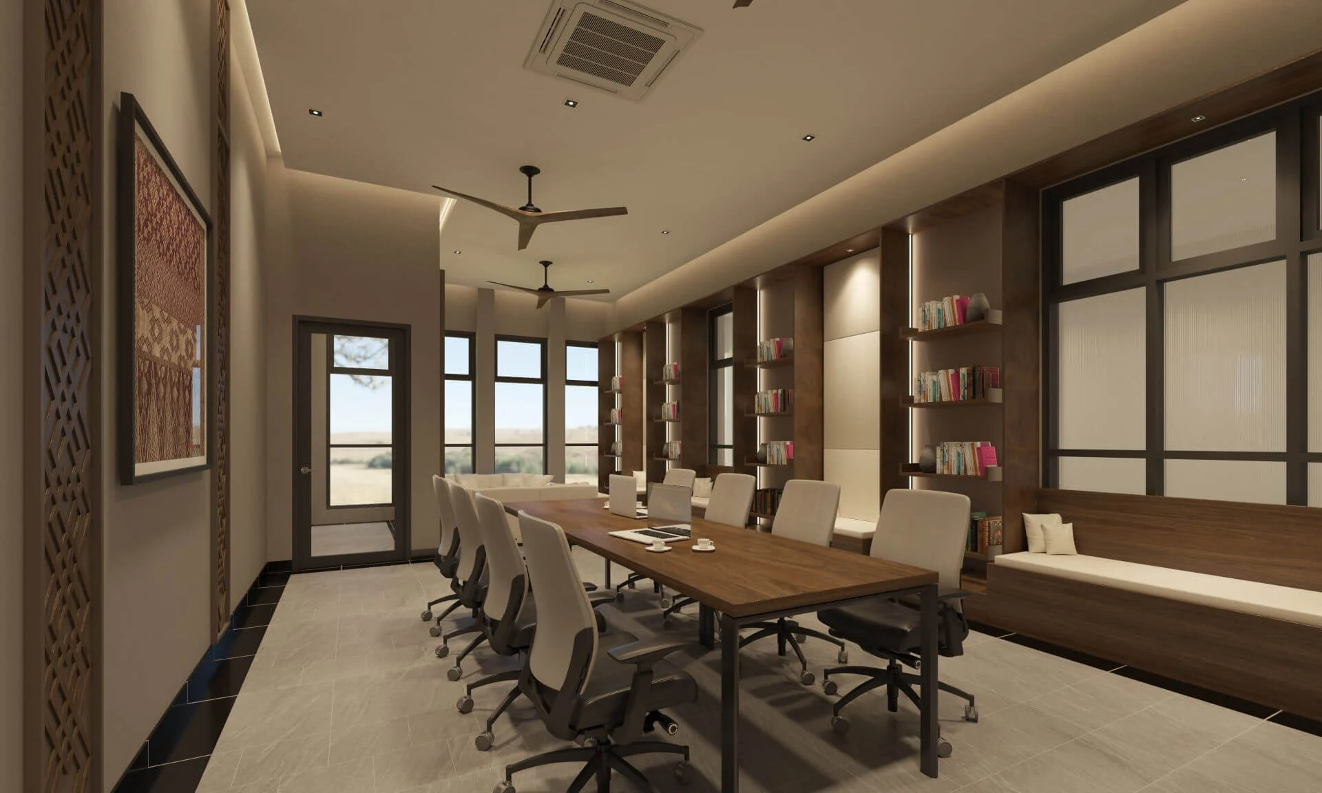 Library and reading room